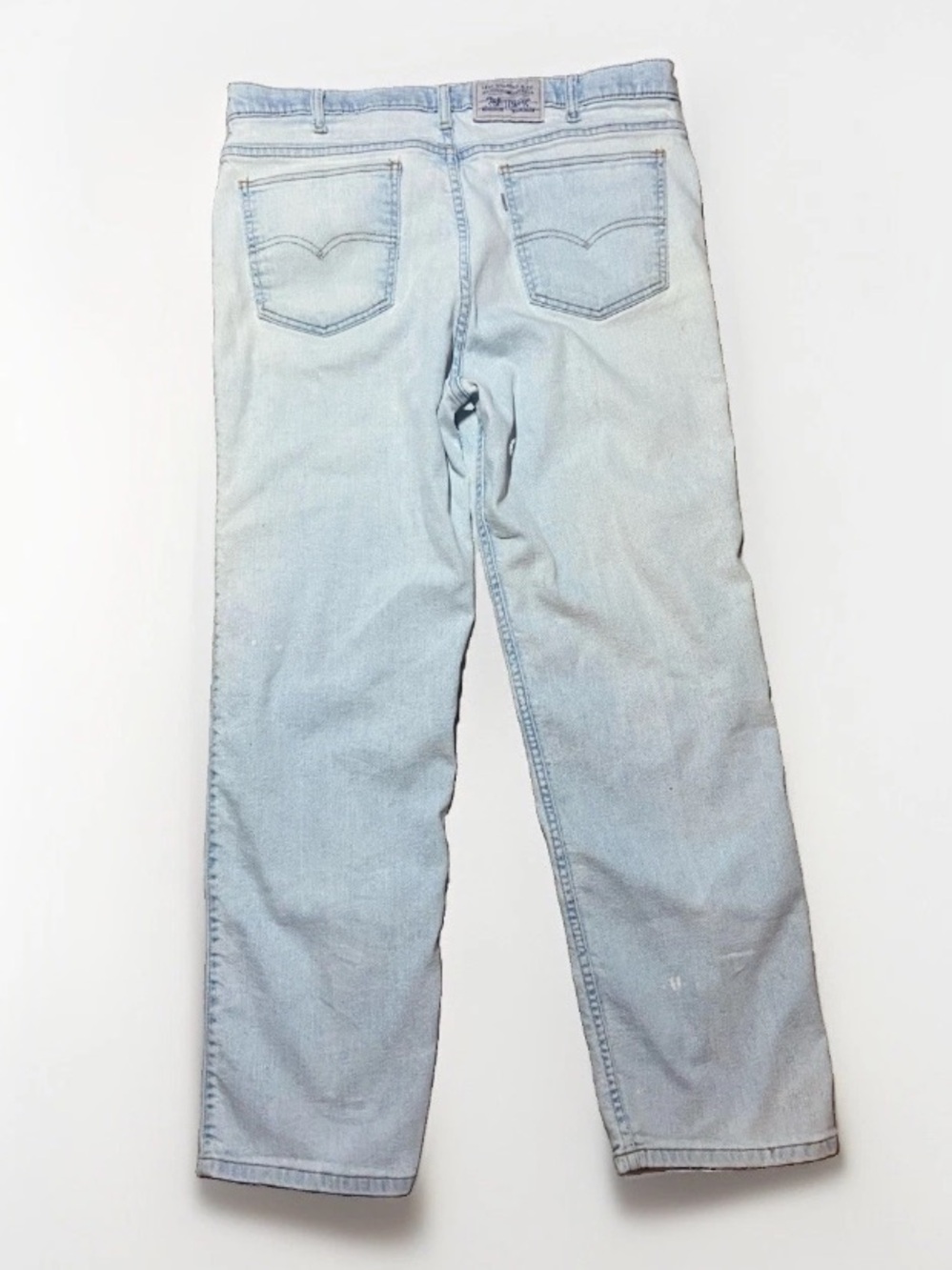 Vintage 90s Levi's Silver Tab High Rise Jeans Light Wash Acid Wash Women's 36x29